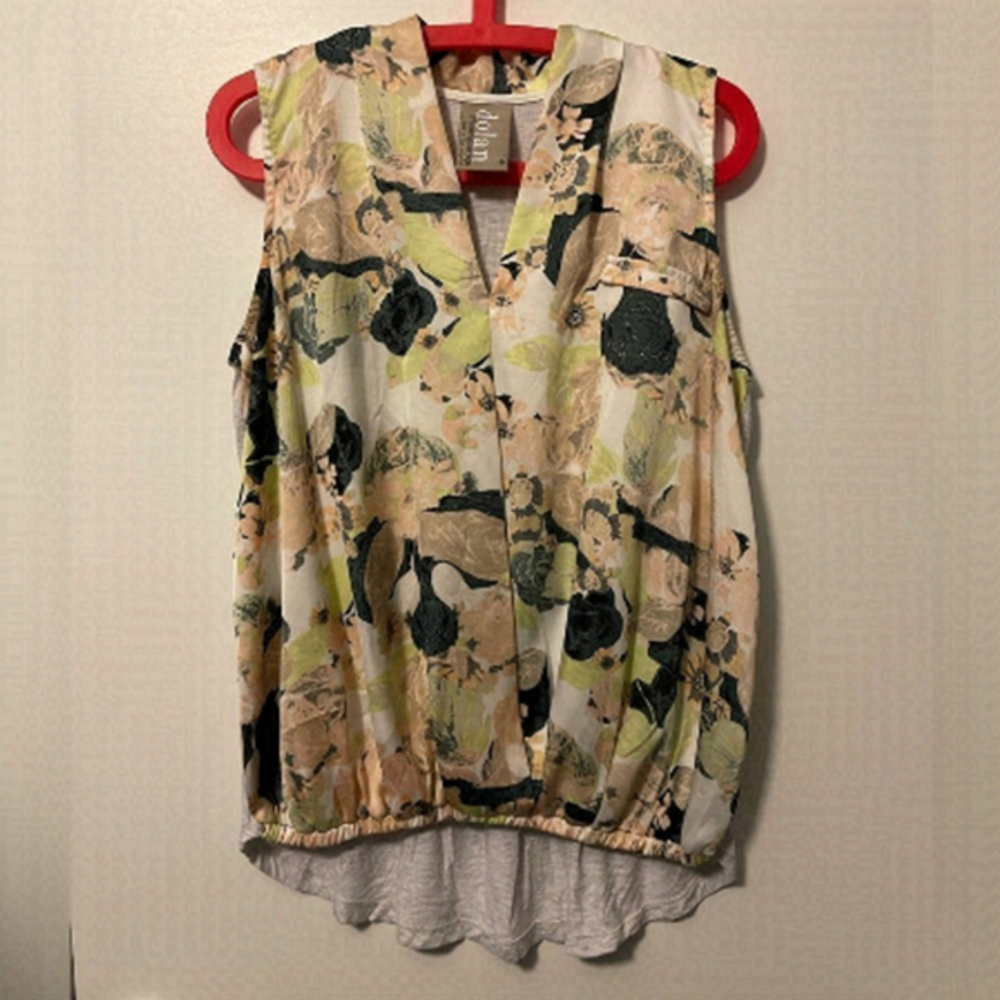 Anthropologie loose sleeveless blouse